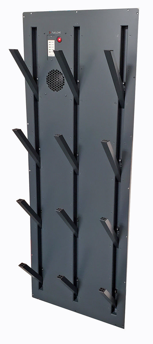 Boot dryer with 12 pegs open made by Puelche dryer