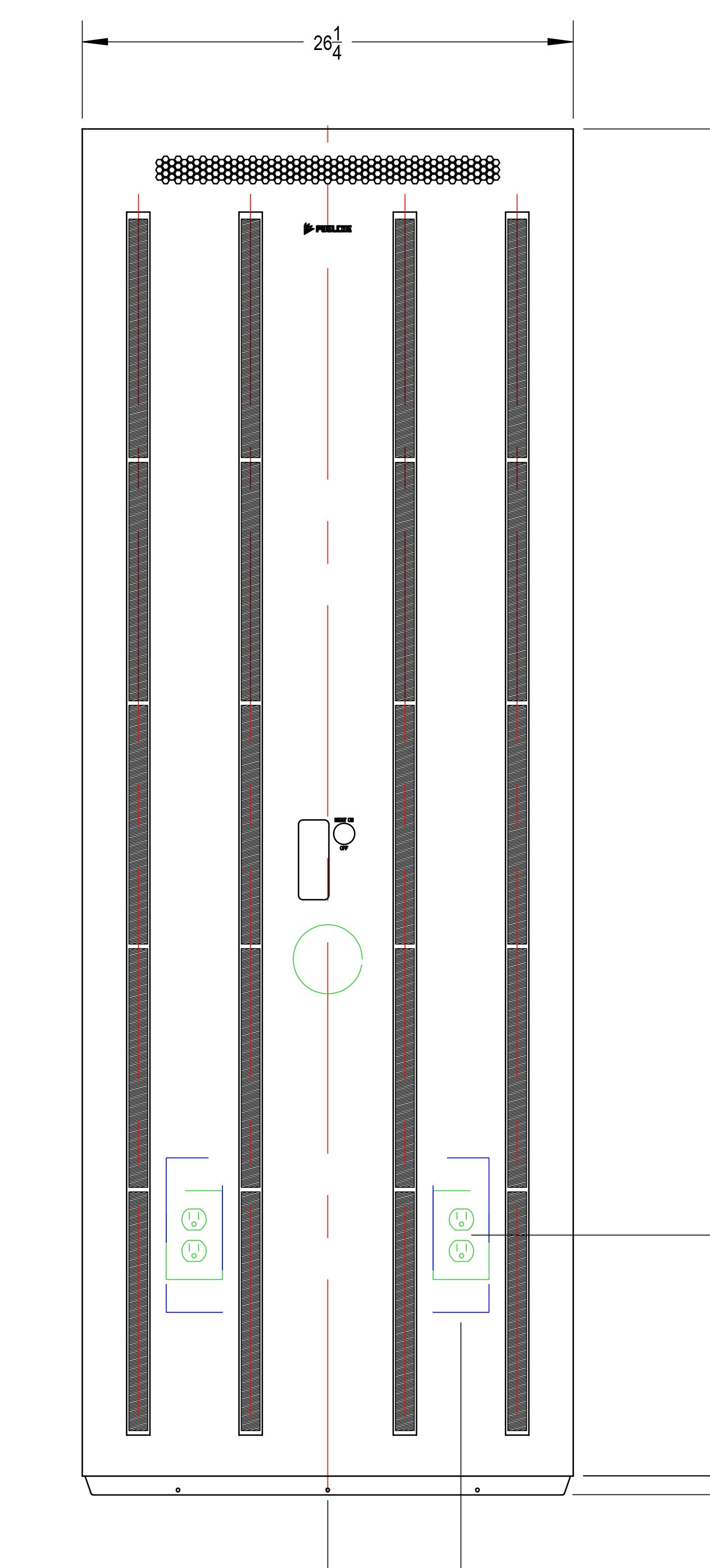 10 Pair Wall Mount