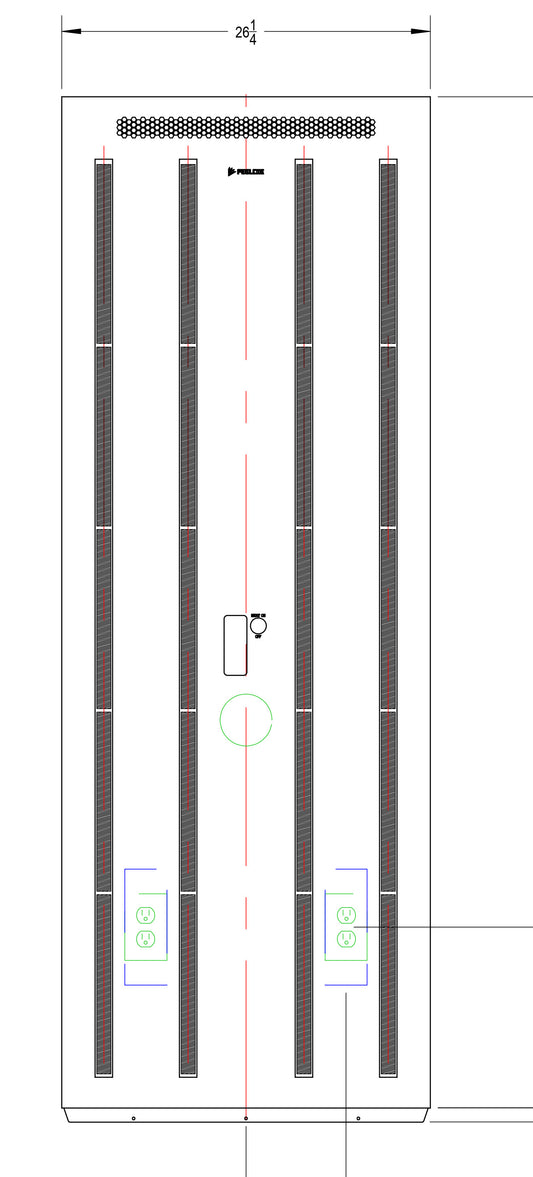 10 Pair Wall Mount